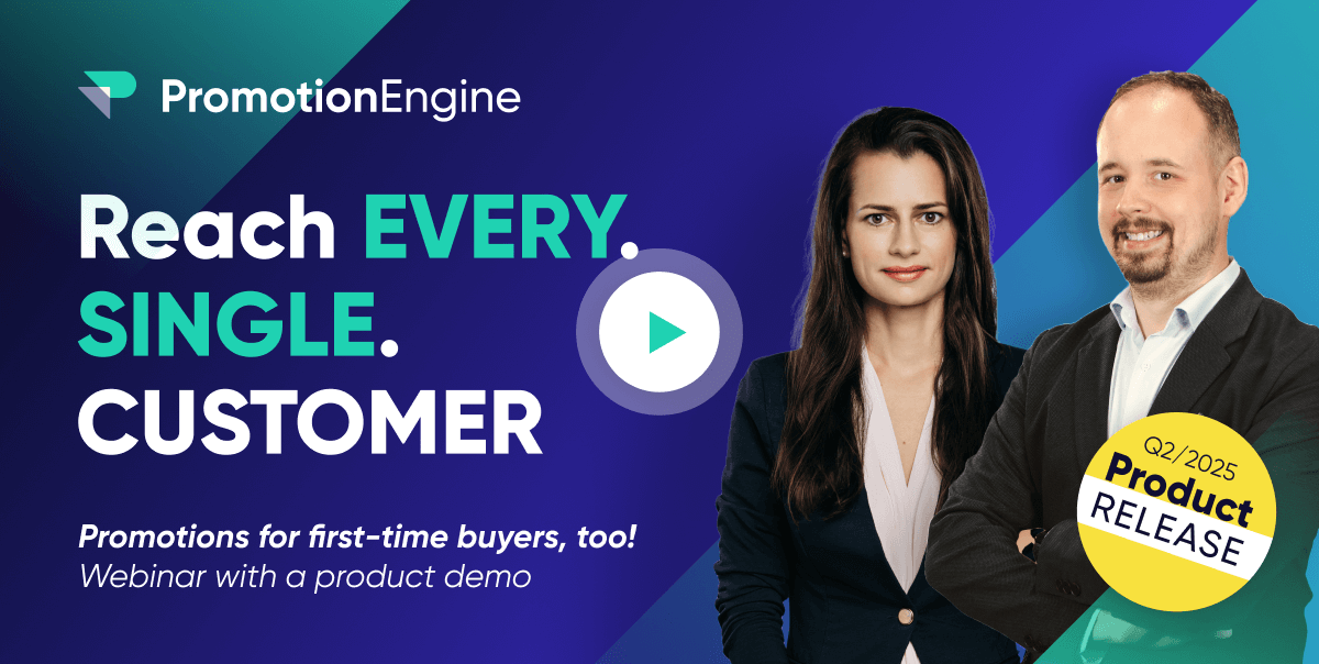 Antavo’s cover for its article on the Q2 2025 product release, talking about the new Promotion Engine