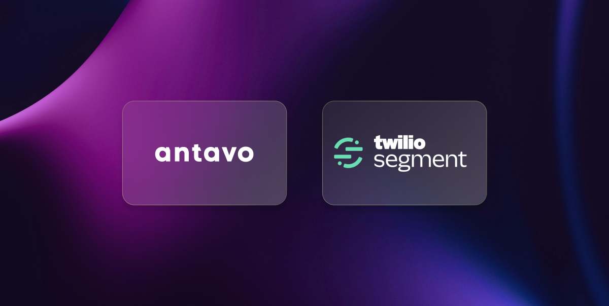Antavo's cover for its news article about signing a partnership with Segment