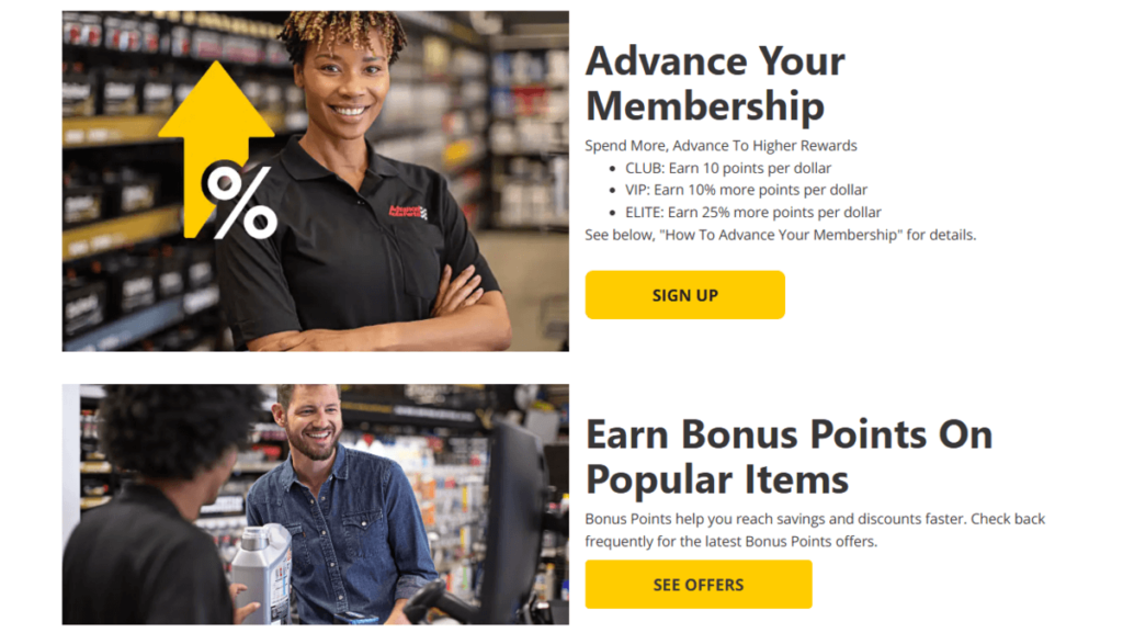 Advance Auto Parts: Speed Perks Rewards Program membership advantages, and point earning