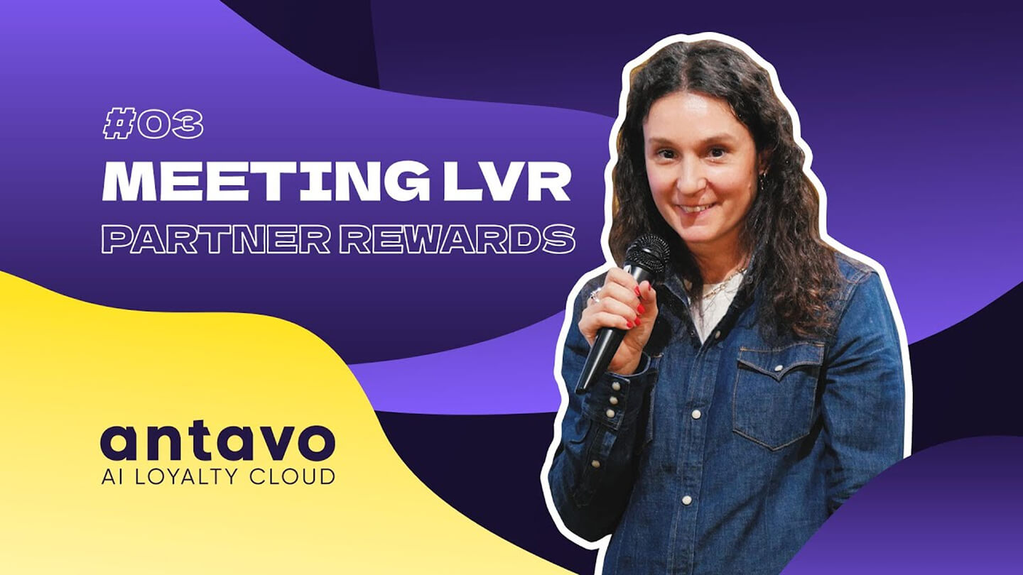 Antavo's video featuring LVR's expert talking about the loyalty program's rewards