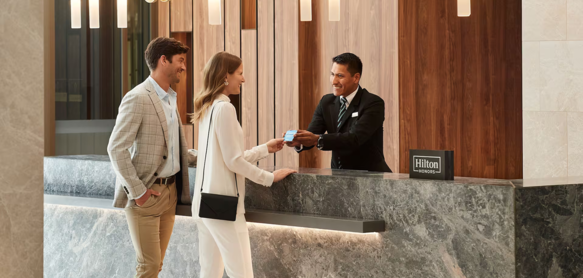 Antavo’s cover image for its loyalty program review about the Hilton Honors loyalty program